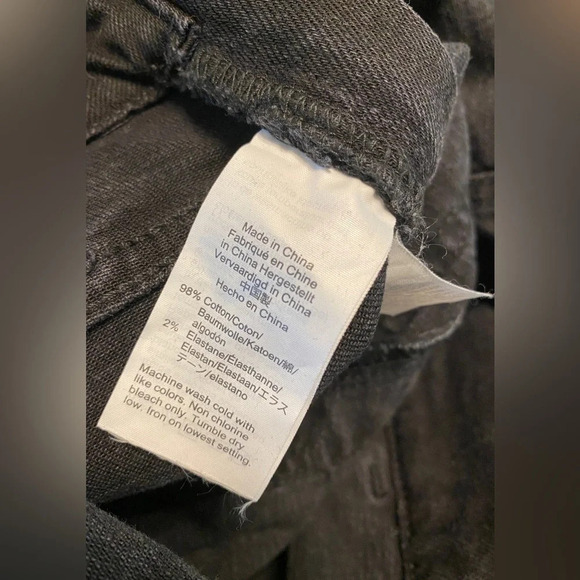 Madewell Black Skinny Denim Overalls - Picture 9 of 12